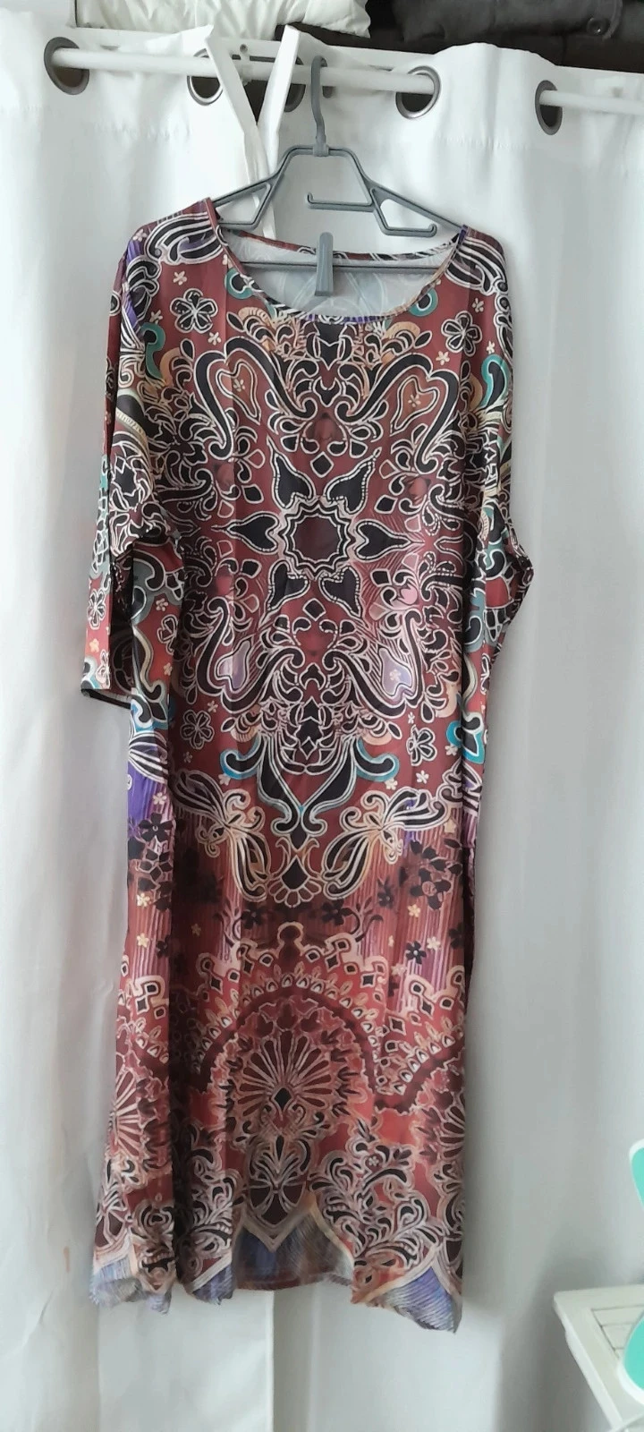 Robe longue ample de style kaftan/boho, Taille 5XL